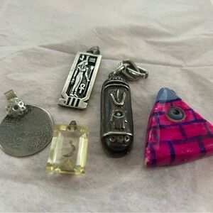 Assorted Middle Eastern symbol pendants charms